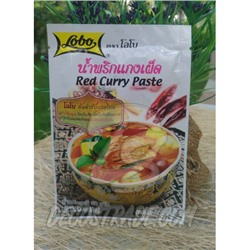 Красная паста карри от Lobo, Red Curry Paste, 50 гр