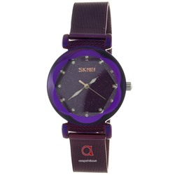 Skmei 9188SPL purple steel belt