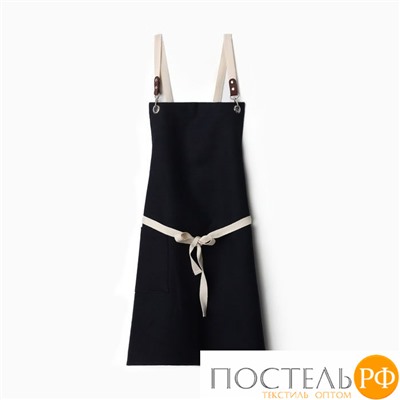 Фартук Этель Minimalist design 60х70 см, dark color, лён 54%, хлопок 46% 500 г/м2 10300791