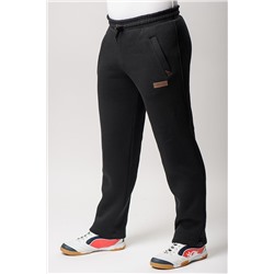 Спортивные брюки М-0250: Чёрный / Коричневый