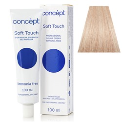 Крем-краска для волос без аммиака 10.8 ультра светлый блондин перламутровый Soft Touch Concept 100 мл