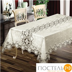 SK-311/01 Скатерть EFOR ELIZA SET 160*220 8 салфеток- крем