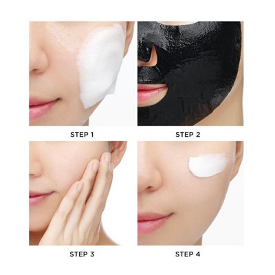 JMsolution Набор для сияния кожи / Marine Luminous Black Pearl Balancing Mask, 1,5 мл x 2, 30 мл