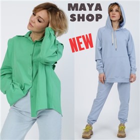 Maya shop - ультрамодная одежда и аксессуары для девушек. НОВИНКИ!