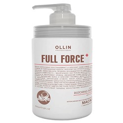 OLLIN FULL FORCE Интенсивная восстанавливающая маска с маслом кокоса 650 мл