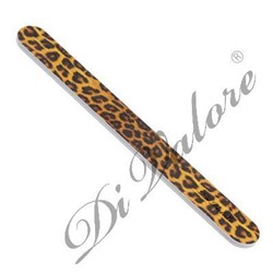 Di Valore Пилка для натуральных ногтей прямая Леопард 108-011#5