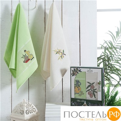 9253 Сал. METEOR вафель. в короб. 40*60 (2 шт.) KANAVE OLIVE