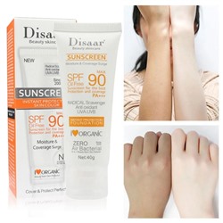 Солнцезащитный крем для лица и тела, отбеливающий Disaar Sunscreen SPF 90