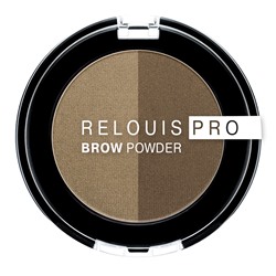 Тени для бровей RELOUIS PRO Brow Powder, тон:01 BLONDE