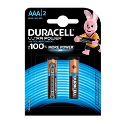 Батарейка AAA Duracell LR03 Ultra Power (2-BL) (20/16500) ЦЕНА УКАЗАНА ЗА 2 ШТ
