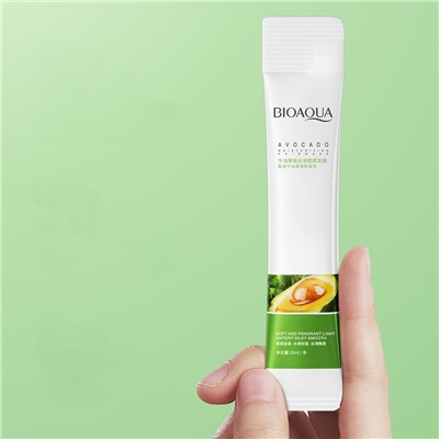 Маска для волос с экстрактом авокадо Bioaqua Avocado Supple Silky Hair Film, 10 мл.