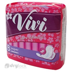 Гигиенические прокладки VIVI ULTRA SOFT MAXI, 8шт, 5 капель