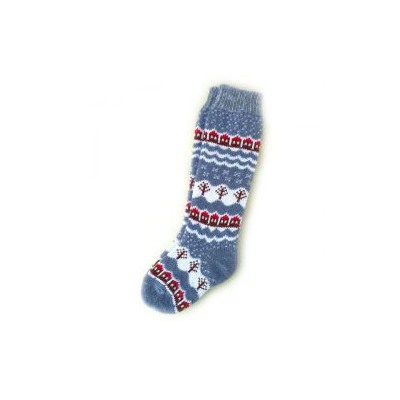 Женские шерстяные носки со снежинкой - 701.1