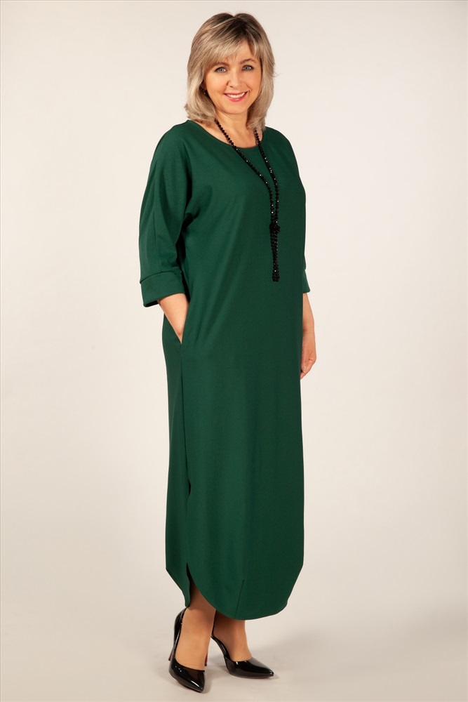 Платье с длинным рукавом для женщин 50 лет