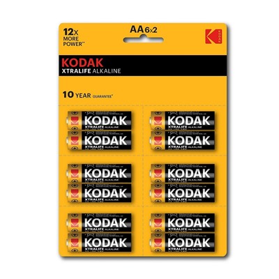 Батарейка AA Kodak xtralife LR6 BL-12 отрывной (144) ЦЕНА УКАЗАНА ЗА 1 ШТ