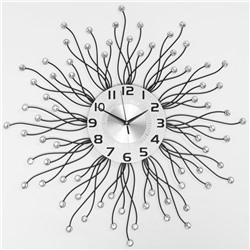 Часы настенные, серия: Ажур, "Родгау", плавный ход, d-68 см, циферблат 22 см