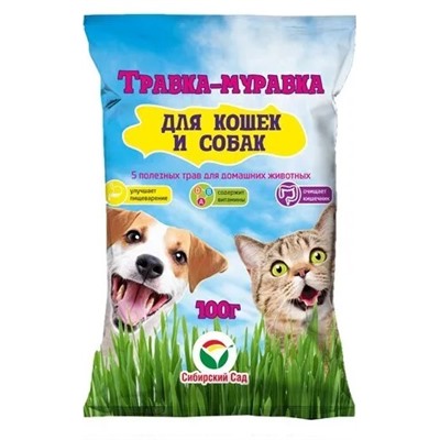 Трава для кошек и собак Травка-Муравка