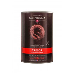 Горячий шоколад Monbana "Шоколадное сокровище" (Tresor de Chocolat) 1000 г, банка
