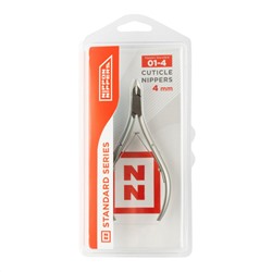 Nippon Nippers Кусачки маникюрные для кутикулы / Standard NN_NS-01-4, двойная пружина, ручная заточка, 4 мм