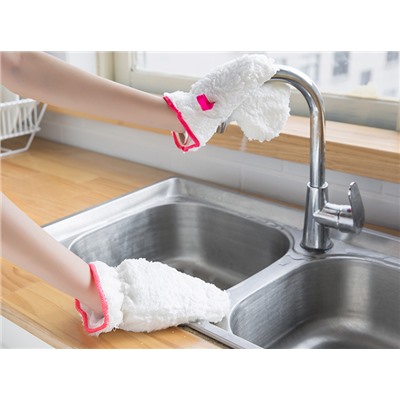 Варежка для мытья посуды и влажной уборки (1 шт.)