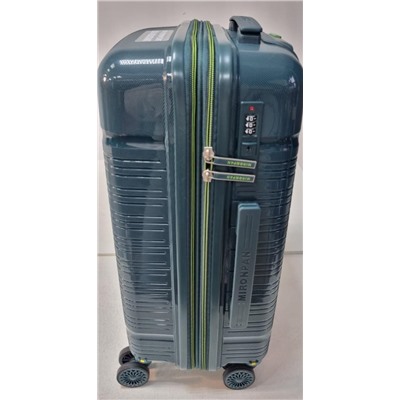 Набор из 3-х чемоданов с расширением 11275  Темно-зеленый