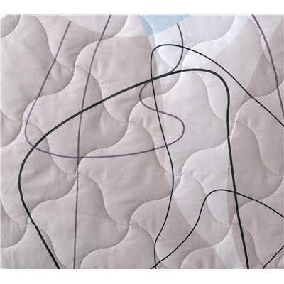 Набор для сна с одеялом и стегаными наволочками Абстракция перкаль Текс-Дизайн