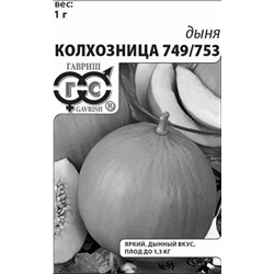 Дыня Колхозница 749/753 ч/б