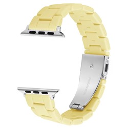Ремешок - ApW30 Apple Watch 38/40/41мм акриловый (yellow)
