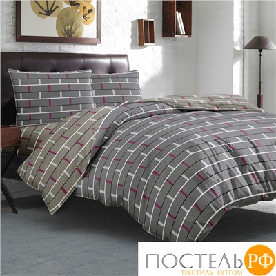 КПБ CL HOME Поплин "Pure Cotton" полуторный 145*215*1 150*220*1(±5) 70*70*2(±2) 15/277-PCE