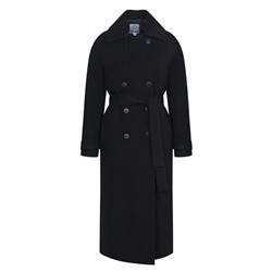 Шерстяное пальто Одри, черное. Арт. 477