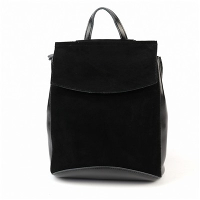 Женский кожаный рюкзак М8504-220 Блек