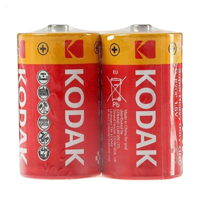 Батарейка D Kodak R20 SR-2 (24) (120) ЦЕНА УКАЗАНА ЗА 1 ШТ