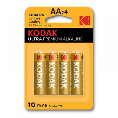 Батарейка AA Kodak Ultra Digital LR6 (4-BL) (80/400) ЦЕНА УКАЗАНА ЗА 4 ШТ