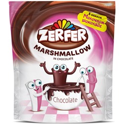 Маршмеллоу Zerfer с клубнично-сливочным вкусом, в шоколаде, 130 г