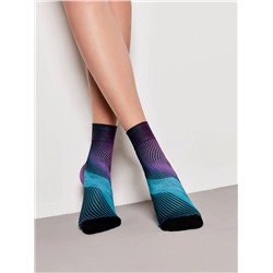 CONTE FANTASY Плотные носки с черным мыском и рисунком «Hologram»