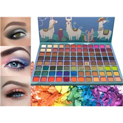 Профессиональная палитра теней для макияжа Alpaca Yachan Beauty Eyeshadow Palette 96 цветов