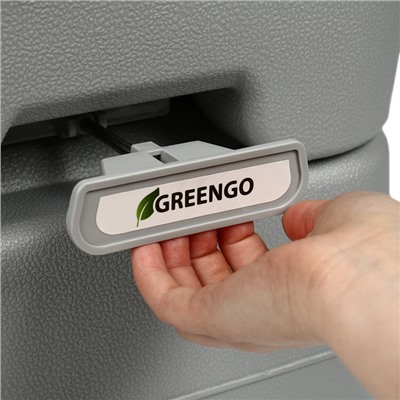 Биотуалет жидкостный, 20 л, съёмный бак, Greengo