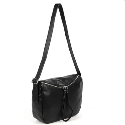 Женская сумка через плечо из эко кожи 2967 Блек