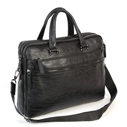 Мужская сумка-портфель из эко кожи 8906 Блек