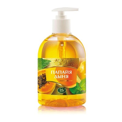 IRIS Aroma Line Мыло жидкое Папайя и дыня с дозатором 500мл