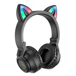 Bluetooth-наушники полноразмерные Borofone BO18 cat ear  (black)