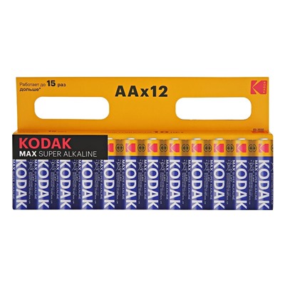 Батарейка AA Kodak max LR6 (12)(120/720) [KAA-12] ЦЕНА УКАЗАНА ЗА 1 ШТ