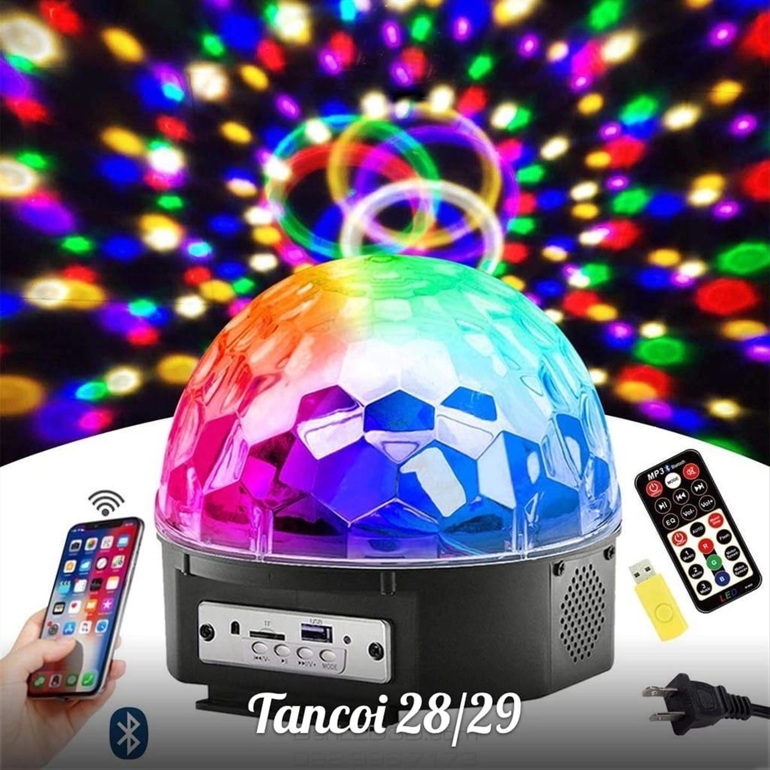 Музыкальный шарик. Диско-шар Magic Ball Light с Bluetooth (USB,mp3,MICROSD,aux,led). Дискошар led Magic с Bluetooth. Диско шар с блютузом mp3 led. Светодиодный диско шар lc160rg.