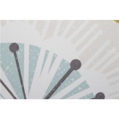 Рулонная штора блэкаут «Одуванчик», 70х160 см, цвет зеленый/бежевый