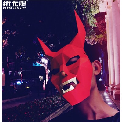 3D маска Демон, сделай сам.