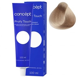Стойкая крем-краска для волос 10.8 очень светлый серебристо-жемчужный  Pofy Touch Concept 100 мл