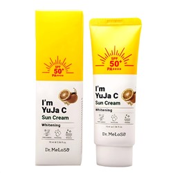 Dr.MeLoSo Крем для лица солнцезащитный отбеливающий / Im Yuja C Whitening Sun Cream SPF50+ PA+++, 70 мл