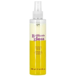 Увлажняющая блеск-сыворотка для волос «Brilliants Gloss» Kapous 200 мл