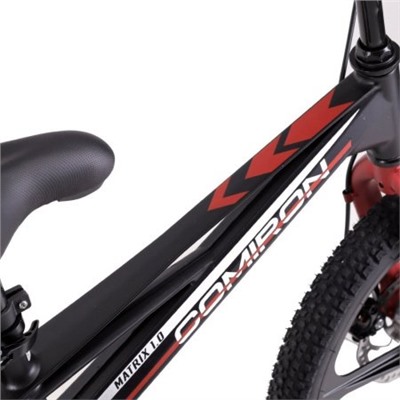 Велосипед 18" M18BR COMIRON  MATRIX чёрный красный