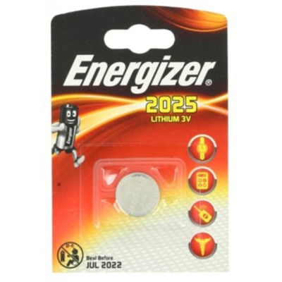 Элемент питания CR2025 ENERGIZER Lithium 1BL Energizer